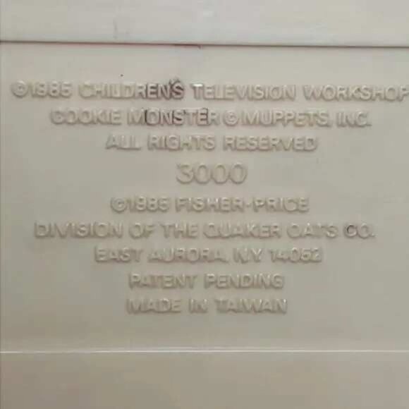 Vintage 1985 Fisher Price Sesame‎ Street Cookie Counter Electronic Toy *Works - Picture 4 of 4